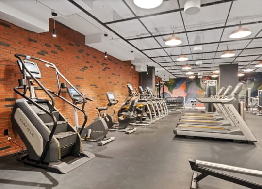 Cardio Machines In Gym at Park Kennedy, Washington, DC, 20003