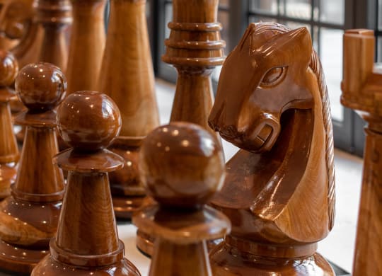 Chess Board at Park Kennedy, Washington