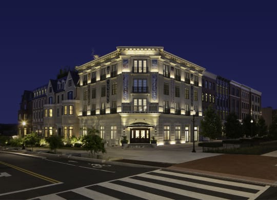 Nighttime view at Park Kennedy, Washington