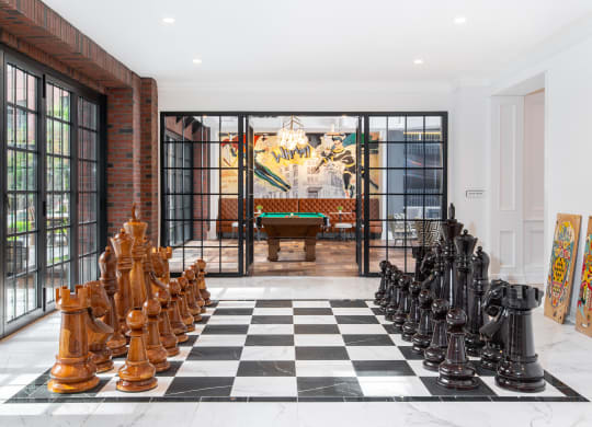 Large Chess Board at Park Kennedy, Washington, DC