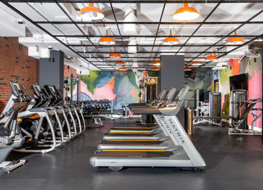 Modern Fitness Center at Park Kennedy, Washington, 20003
