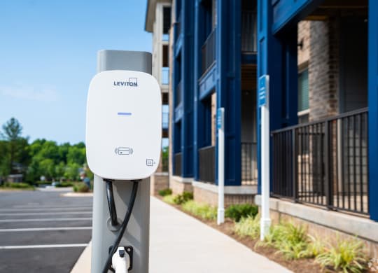 ev car charging station at Preston Ridge Apartments Cary, NC