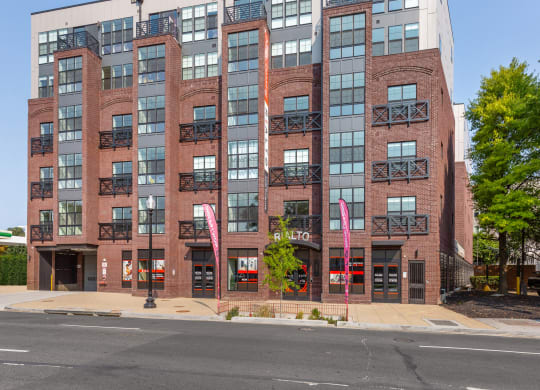the building in which the apartment is located at Rialto, Washington, DC 