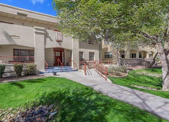 A building with the number 841 on it at Roosevelt Commons Apartments, Phoenix, AZ
