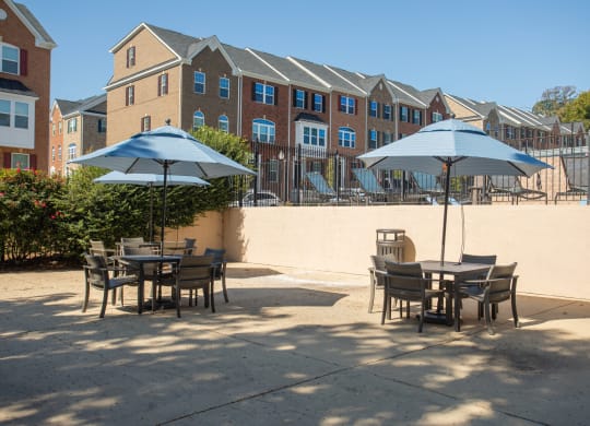 Swimming pool side at Avondale Overlook, Hyattsville, 20782