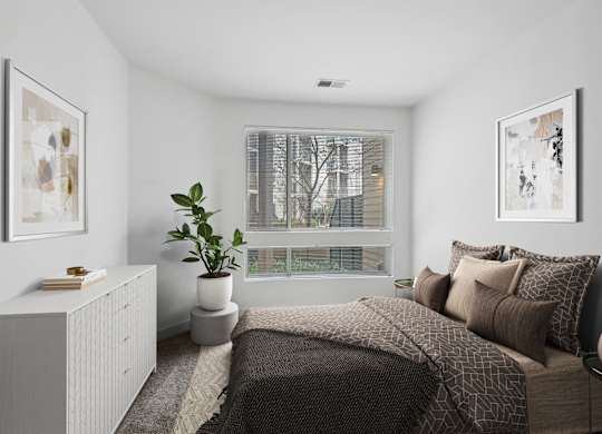 Living room at Fort Totten Square, Washington, DC