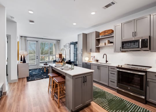 Fully Equipped Kitchen at South and Hollis, Charlotte, NC, 28209
