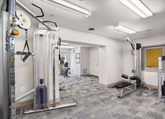 Fitness Center With Updated Equipment at The Fields at Merrifield, Falls Church, VA