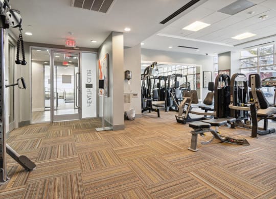 Modern Fitness Center at The Gramax, Silver Spring, MD, 20910