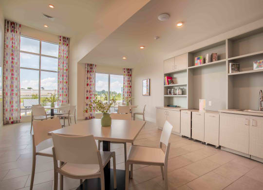 resident cafe at Woodmore Grand, Bowie, Maryland