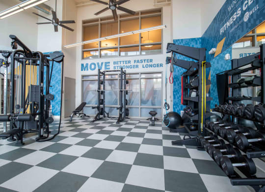 fitness center at Woodmore Grand, Bowie, Maryland