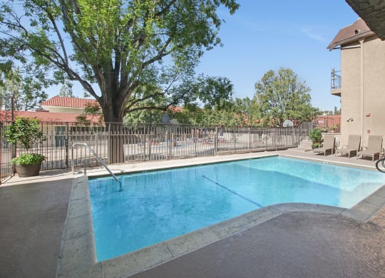 Swimming Pool And Sundeck at Superior Place, Northridge, CA