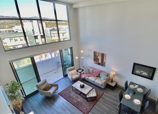 View from the Loft at The Mansfield at Miracle Mile, California