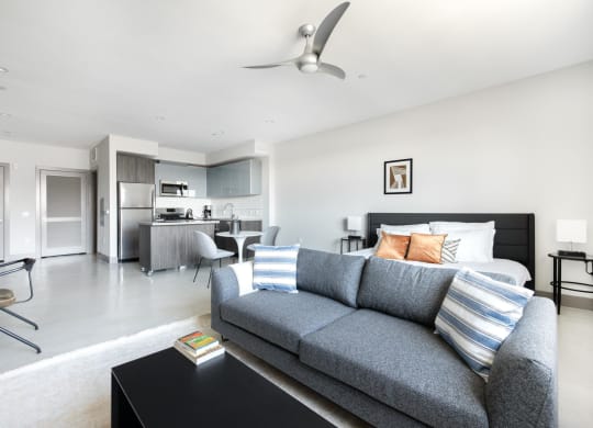 Furnished Model Studio Layout at The Mansfield at Miracle Mile, California, 90036