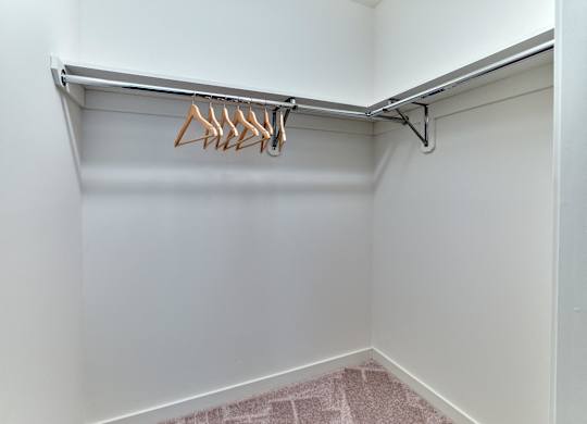 Spacious walk in closet  at Vermella Lyndhurst apartments, New Jersey