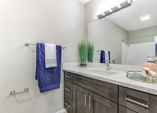 Bathroom at Santee Villas, Santee, CA