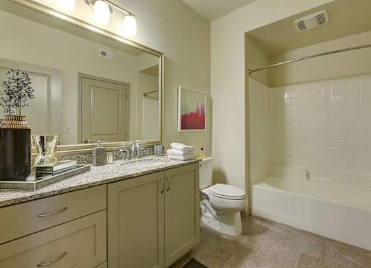 bathroom at Seta Apartments
