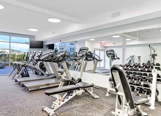 gym at Parc One, Santee, 92071
