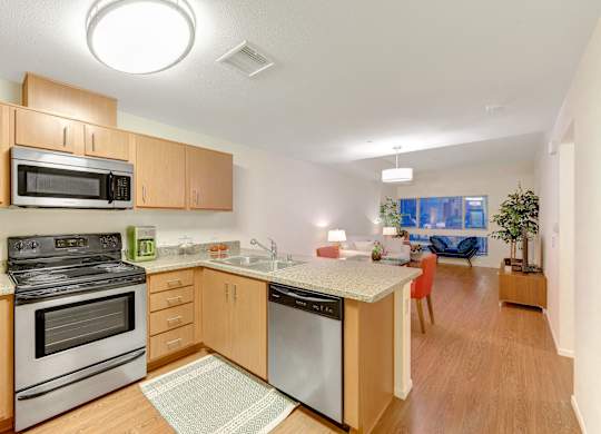 kitchen at Parc One, Santee, 92071