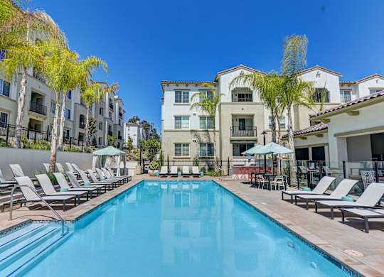 pool at Seta Apartments