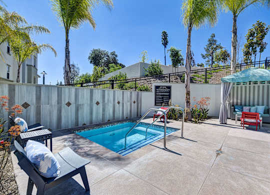 pool at Seta Apartments