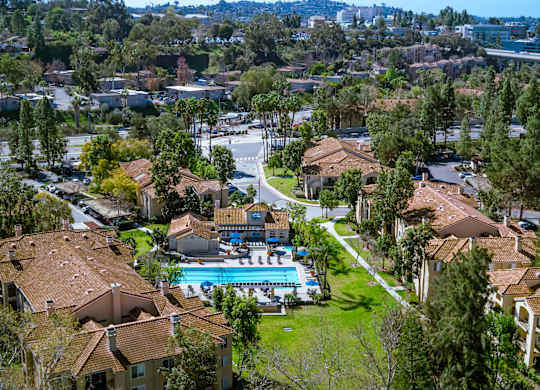 Birdseye Exterior View at Central Park, La Mesa, 91942