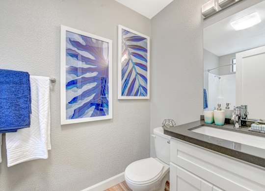Bathroom at Altair, California