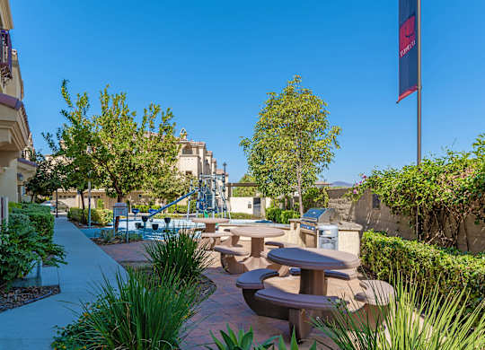 Grill area at Tavera Apartments