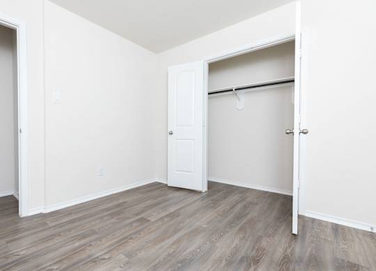 Bedroom With Closet at The Village at Caney Mills, Texas