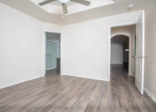 Vacant Bedroom Area at The Village at Caney Mills, Conroe, TX