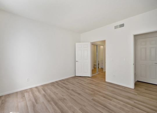 Bedroom at The Landing at Ocean View Hills Apartments