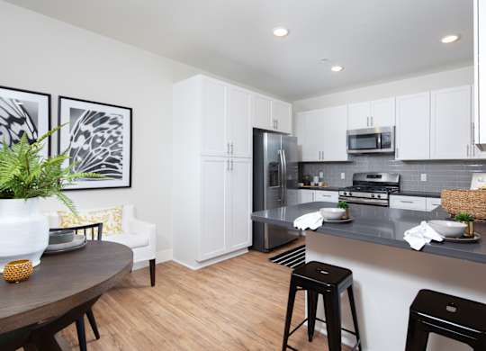 kitchen at Sorano Apartments