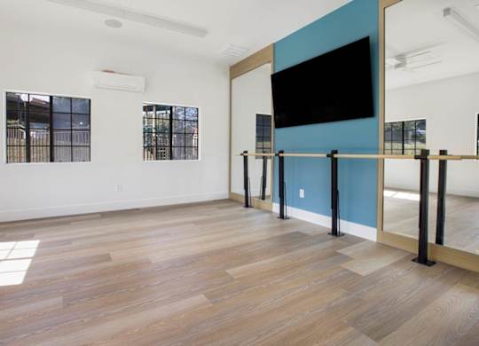 Room with Mirror and TV at Bella Terra, Vista, CA, 92081