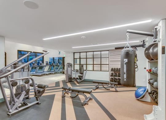 fitness center at Sola, San Diego, 92130