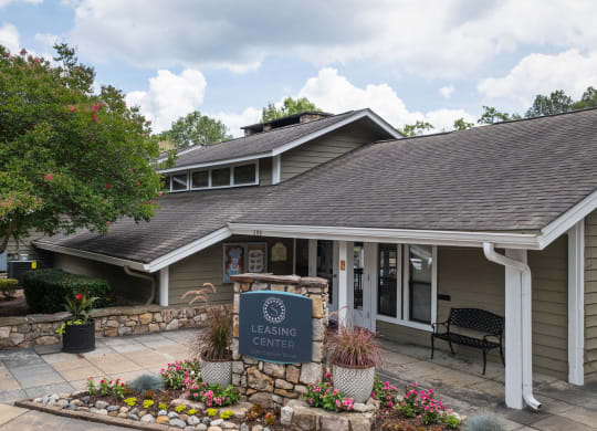 the building in which the leasing office is located