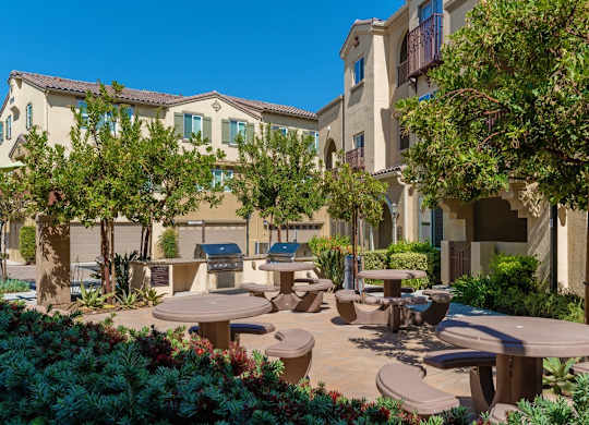 Grill Area at Tavera Apartments