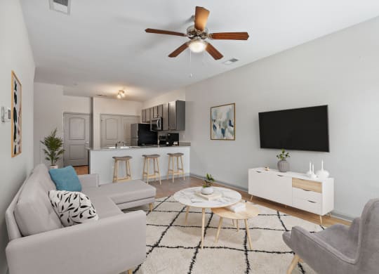 Living Room in Townhome