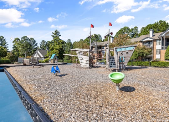 the preserve at ballantyne commons community playground at View at Lake Lynn, Raleigh