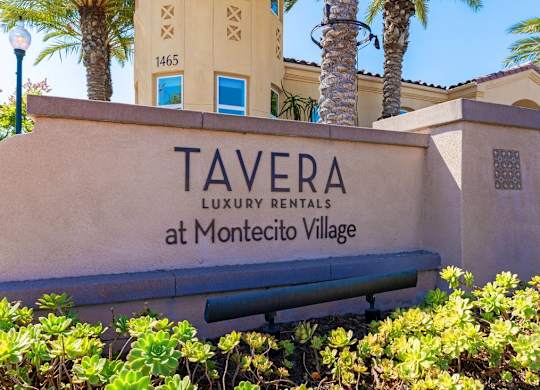 Tavera sign at Tavera Apartments