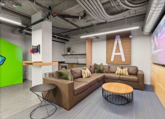 Office Lounge Area at Axle, Washington
