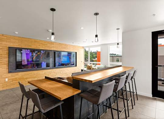 Bright Dining Room at Axle, Washington