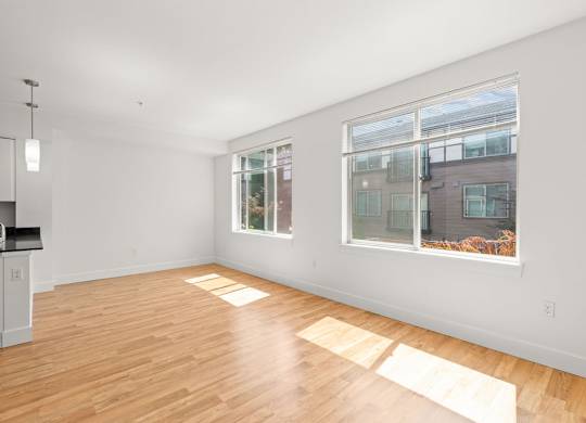 Bright studio apartment with hardwood floors at Six Oaks Apartments, Bothell, 98011
