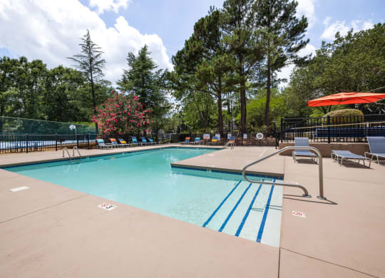 the swimming pool
