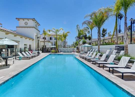 pool at Seta Apartments