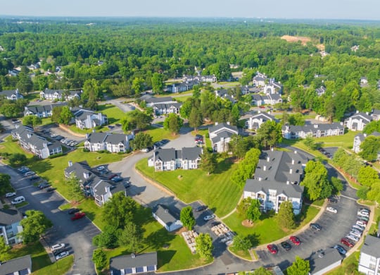 Aerial view at The Madison at Adams Farm, Greensboro, NC, 27407