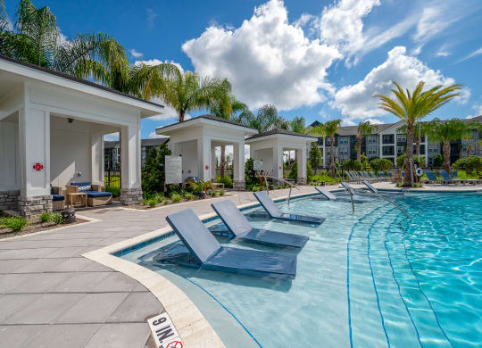 the pool at the preserve at ballantyne commons apartments
