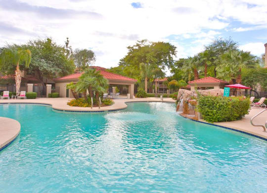 daytime pool shot