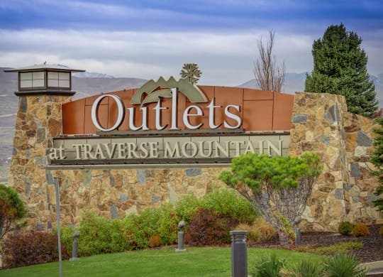 Outlets sign  at Embold, Lehi, 84043