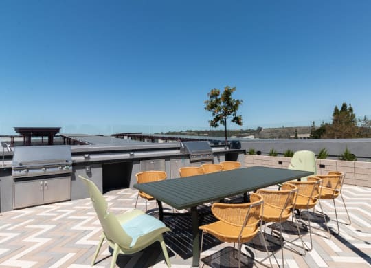 Grilling area at Gravity, San Diego, CA