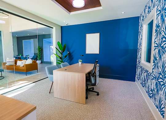 Office area at The Madison at Adams Farm, Greensboro